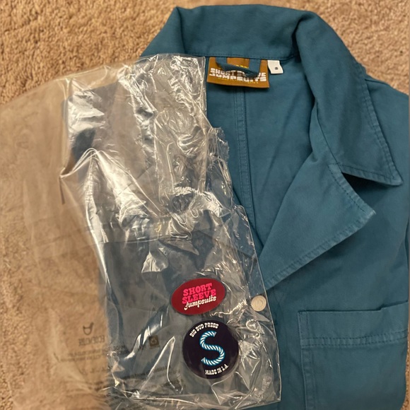 NWT Big Bud Press Short Sleeve Jumpsuit - Marine Blue - Picture 6 of 6